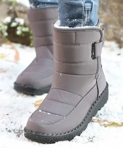 Wholesale 🛒 RXFSP Gray Chunky Snow Boot - 👩 Women 👏 -RXFSP-shop zu100062818 alt 2 tm1633352080