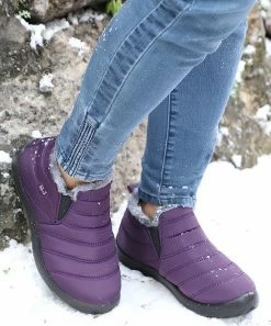 Coupon 🛒 RXFSP Purple Puffy Snow Boot - 👩 Women 💯