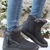 Deals 👏 RXFSP Black Side-Zip Snow Boot - 👩 Women 🔔 -RXFSP-shop zu100062962 main tm1633352080