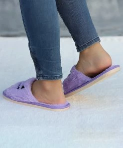 Wholesale ✨ RXFSP Purple & Black Jack-O'-Lantern Slippers - 👩 Women 😉 -RXFSP-shop zu100912383 alt 3 tm1635427861