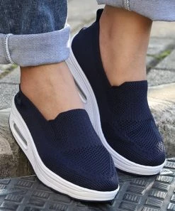 Promo 🎉 RXFSP Navy Blue Slip-On 👟 Sneaker - 👩 Women 🔥