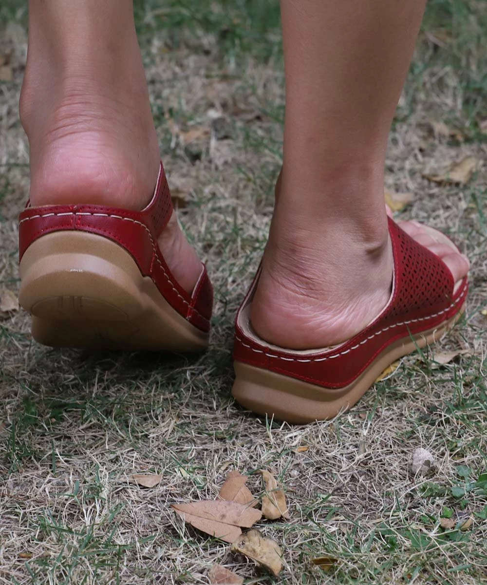 Coupon ๐ฅ RXFSP Red Asymmetrical Toe-Strap Slide - ๐ฉ Women ๐คฉ 4 Coupon ๐ฅ RXFSP Red Asymmetrical Toe-Strap Slide - ๐ฉ Women ๐คฉ - Image 2