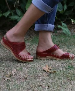 Coupon ๐ฅ RXFSP Red Asymmetrical Toe-Strap Slide - ๐ฉ Women ๐คฉ 11 Coupon ๐ฅ RXFSP Red Asymmetrical Toe-Strap Slide - ๐ฉ Women ๐คฉ -RXFSP-shop zu103240020 alt 4 tm1644519228