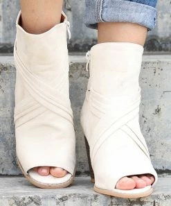 Best reviews of 👏 RXFSP Beige Suede Peep-Toe Wedge 🩴 Sandal - 👩 Women ⌛ -RXFSP-shop zu105025814 alt 3 tm1649878958