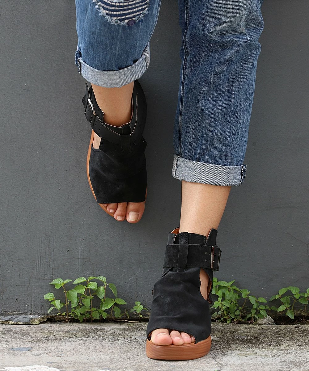 Discount ๐ฅ RXFSP Black Buckle Platform ๐ฉด Sandal - ๐ฉ Women โญ 5 Discount ๐ฅ RXFSP Black Buckle Platform ๐ฉด Sandal - ๐ฉ Women โญ - Image 3