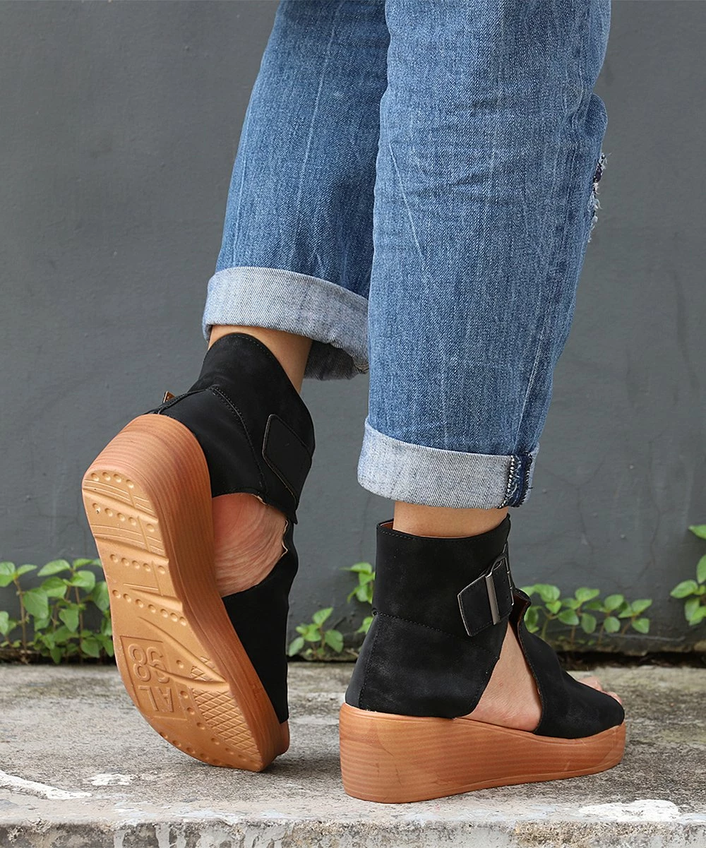 Discount ๐ฅ RXFSP Black Buckle Platform ๐ฉด Sandal - ๐ฉ Women โญ 6 Discount ๐ฅ RXFSP Black Buckle Platform ๐ฉด Sandal - ๐ฉ Women โญ - Image 4
