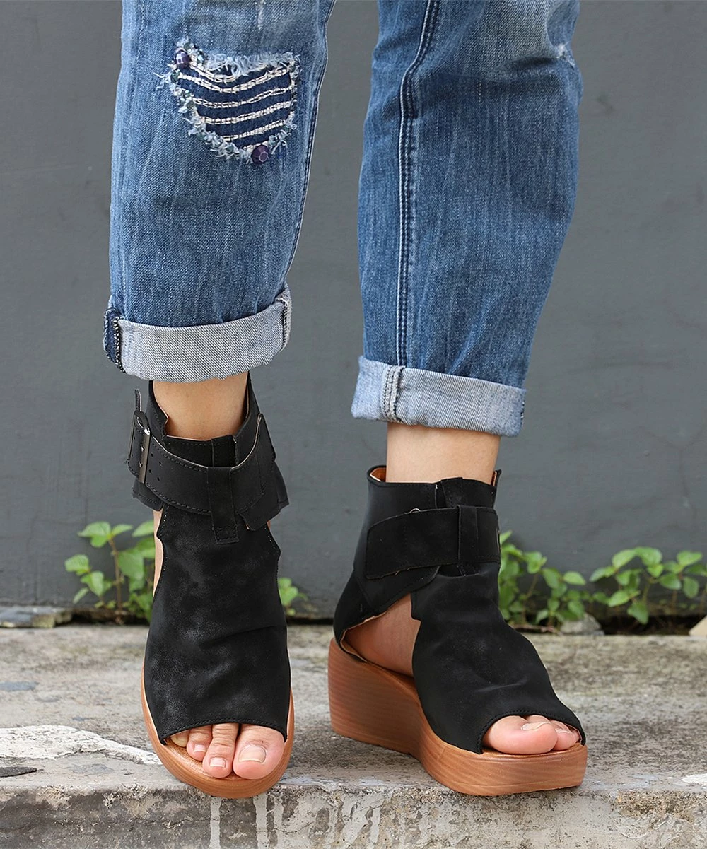 Discount ๐ฅ RXFSP Black Buckle Platform ๐ฉด Sandal - ๐ฉ Women โญ 7 Discount ๐ฅ RXFSP Black Buckle Platform ๐ฉด Sandal - ๐ฉ Women โญ - Image 5