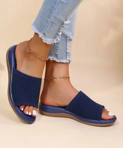Best reviews of 🌟 RXFSP Blue Mesh Slide - 👩 Women ❤️ -RXFSP-shop zu105034667 alt 4 tm1652280261