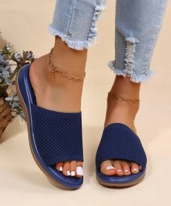 Best reviews of 🌟 RXFSP Blue Mesh Slide - 👩 Women ❤️