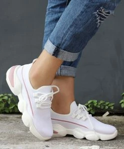 Flash Sale 🎉 RXFSP White Mesh 👟 Sneaker - 👩 Women 💯 -RXFSP-shop zu105223320 alt 2 tm1650394649