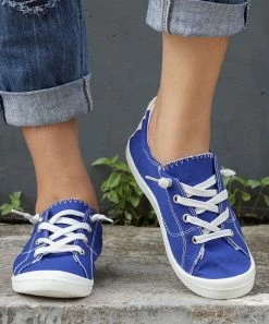 Brand new 🎉 RXFSP Royal Blue Round-Toe 👟 Sneaker - 👩 Women 👏 -RXFSP-shop zu105433892 alt 4 tm1650989748