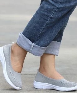 Top 10 👍 RXFSP Gray Wedge Slip-On 👟 Sneaker - 👩 Women ⌛