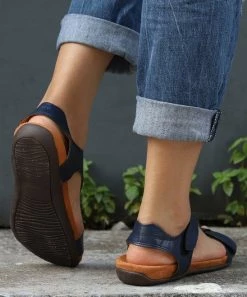 Promo 🥰 RXFSP Navy T-Strap 🩴 Sandal - 👩 Women 💯 -RXFSP-shop zu105759222 alt 4 tm1652273639