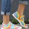 New ⭐ RXFSP Vibrant Tie-Dye Canvas Slip-On 👟 Sneaker - 👩 Women 🔔 -RXFSP-shop zu105816443 main tm1652360155