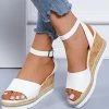 Deals ✔️ RXFSP White Wedge 🩴 Sandal - 👩 Women 💯 -RXFSP-shop zu105828529 main tm1652474014