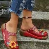 Best deal 🎁 RXFSP Red & Yellow Floral Mule - 👩 Women ⌛ -RXFSP-shop zu105838995 main tm1652447346