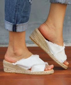 Wholesale ๐ RXFSP White Crisscross Wedge ๐ฉด Sandal - ๐ฉ Women ๐งจ 10 Wholesale ๐ RXFSP White Crisscross Wedge ๐ฉด Sandal - ๐ฉ Women ๐งจ -RXFSP-shop zu106171686 alt 3 tm1653396055