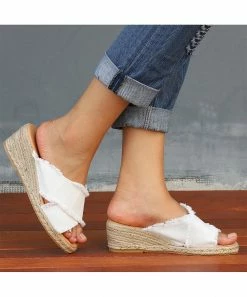 Wholesale ๐ RXFSP White Crisscross Wedge ๐ฉด Sandal - ๐ฉ Women ๐งจ 11 Wholesale ๐ RXFSP White Crisscross Wedge ๐ฉด Sandal - ๐ฉ Women ๐งจ -RXFSP-shop zu106171686 alt 4 tm1653396055