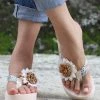 Wholesale 🔔 RXFSP Beige & White Floral-Applique Wedge 🩴 Sandal - 👩 Women 💯 -RXFSP-shop zu106363759 main tm1654713353