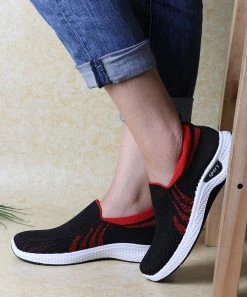 Best reviews of 🥰 RXFSP Black & Red Slip-On 👟 Sneaker - 👩 Women ❤️ -RXFSP-shop zu106735156 alt 2 tm1655407767
