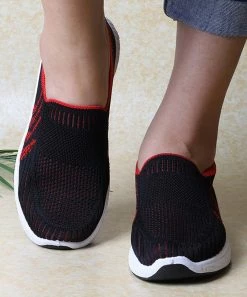 Best reviews of 🥰 RXFSP Black & Red Slip-On 👟 Sneaker - 👩 Women ❤️ -RXFSP-shop zu106735156 alt 4 tm1655407767