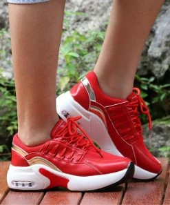 Cheapest 😀 RXFSP Red & White Running 👟 Shoe - 👩 Women 👍 -RXFSP-shop zu107084195 alt 3 tm1656690842