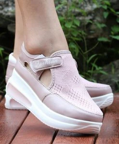 Best deal ✨ RXFSP Pink Cutout-Accent 👟 Sneaker - 👩 Women ✔️ -RXFSP-shop zu107084292 alt 2 tm1656624077