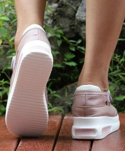 Best deal ✨ RXFSP Pink Cutout-Accent 👟 Sneaker - 👩 Women ✔️ -RXFSP-shop zu107084292 alt 3 tm1656624077