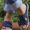 New 😍 RXFSP Blue & White Polka Dot Slide - 👩 Women 👍
