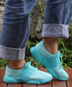 Top 10 ⌛ RXFSP Blue Mesh 👟 Sneaker - 👩 Women 😉 -RXFSP-shop zu107472674 alt 3 tm1658427036