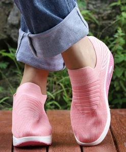 Cheap ⭐ RXFSP Pink Marled Sock 👟 Sneaker - 👩 Women 👏 -RXFSP-shop zu107472689 alt 2 tm1658427036