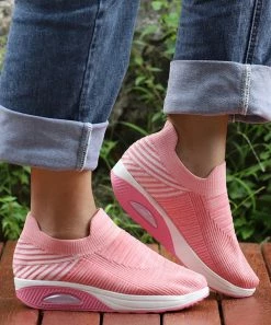 Cheap ⭐ RXFSP Pink Marled Sock 👟 Sneaker - 👩 Women 👏