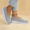 Flash Sale 🌟 RXFSP Gray & White Mesh Slip-On 👟 Sneaker - 👩 Women 🎁 -RXFSP-shop zu107878777 main tm1659389273