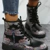 Top 10 🥰 RXFSP Black Multicolor Dragonfly Martin Combat Boot - 👩 Women 🧨