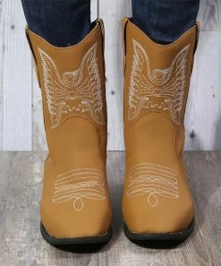 Top 10 😀 RXFSP Khaki Seam-Accent Western Boot - 👩 Women 😉 -RXFSP-shop zu108510974 alt 4 tm1661791304