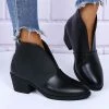 Cheap ❤️ RXFSP Black Slit Ankle Boot - 👩 Women 😉 1 Cheap ❤️ RXFSP Black Slit Ankle Boot - 👩 Women 😉 -RXFSP-shop zu109134651 main tm1663783764