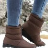 Deals ❤️ RXFSP Brown Front-Zip Waterproof Snow Boot - 👩 Women 💯 -RXFSP-shop zu109210446 main tm1663940090