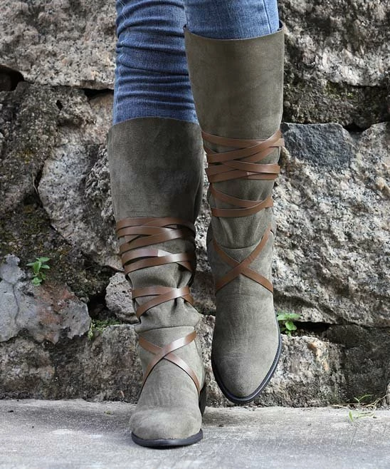 Buy ๐ RXFSP Army Green Tall Wrap-Accent Boot - ๐ฉ Women ๐ฅฐ 3 Buy ๐ RXFSP Army Green Tall Wrap-Accent Boot - ๐ฉ Women ๐ฅฐ