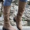 Outlet 👍 RXFSP Coffee Tall Wrap-Accent Boot - 👩 Women 🎉 -RXFSP-shop zu109316405 main tm1664481158