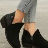 Flash Sale 🔥 RXFSP Black Notch Ankle Boot - 👩 Women 💯 -RXFSP-shop zu109463152 main tm1665492322