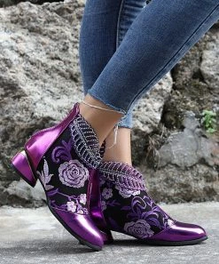 New ๐ RXFSP Purple Floral Ankle Boot - ๐ฉ Women ๐ 10 New ๐ RXFSP Purple Floral Ankle Boot - ๐ฉ Women ๐ -RXFSP-shop zu109463153 alt 3 tm1664977032
