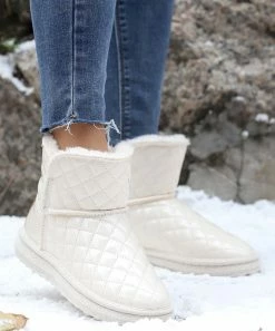 Best reviews of 💯 RXFSP White Quilted Snow Boot - 👩 Women 🤩 -RXFSP-shop zu109463209 alt 2 tm1665088513
