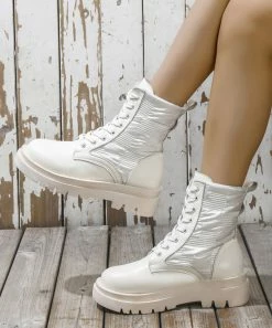 Hot Sale 🔥 RXFSP Off-White Combat Boot - 👩 Women 🔔 -RXFSP-shop zu109658038 alt 3 tm1665673916