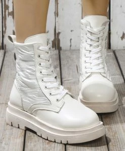 Hot Sale ๐ฅ RXFSP Off-White Combat Boot - ๐ฉ Women ๐