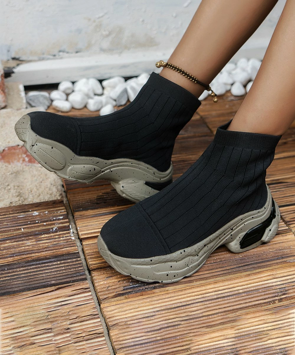 Brand new ๐คฉ RXFSP Black Knit Ankle Boot - ๐ฉ Women ๐ฅฐ 5 Brand new ๐คฉ RXFSP Black Knit Ankle Boot - ๐ฉ Women ๐ฅฐ - Image 3