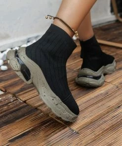 Brand new ๐คฉ RXFSP Black Knit Ankle Boot - ๐ฉ Women ๐ฅฐ 11 Brand new ๐คฉ RXFSP Black Knit Ankle Boot - ๐ฉ Women ๐ฅฐ -RXFSP-shop zu109658040 alt 4 tm1665579232