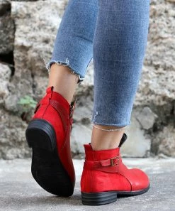 Brand new ❤️ RXFSP Red Ankle Boot - 👩 Women 😉 -RXFSP-shop zu109814110 alt 4 tm1666213971