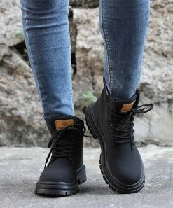 Cheapest 💯 RXFSP Black Combat Boot - 👩 Women 😍 -RXFSP-shop zu109814111 alt 2 tm1666127755