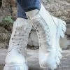 Top 10 👏 RXFSP White Combat Boot - 👩 Women 🎉