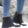 Best Sale 😉 RXFSP Black Quilted Ankle Boot - 👩 Women 😍